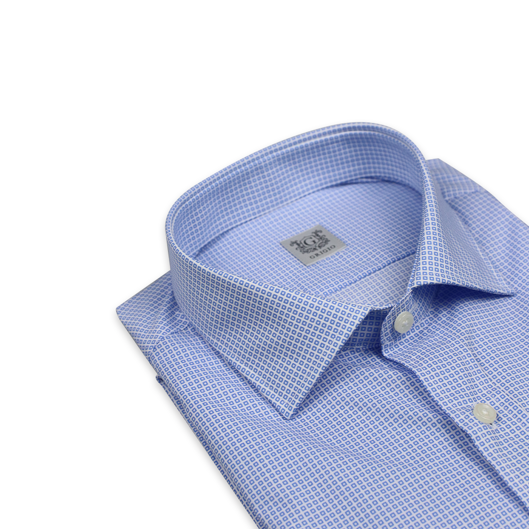 Áo sơ mi tay ngắn slim fit Grigio - 4450