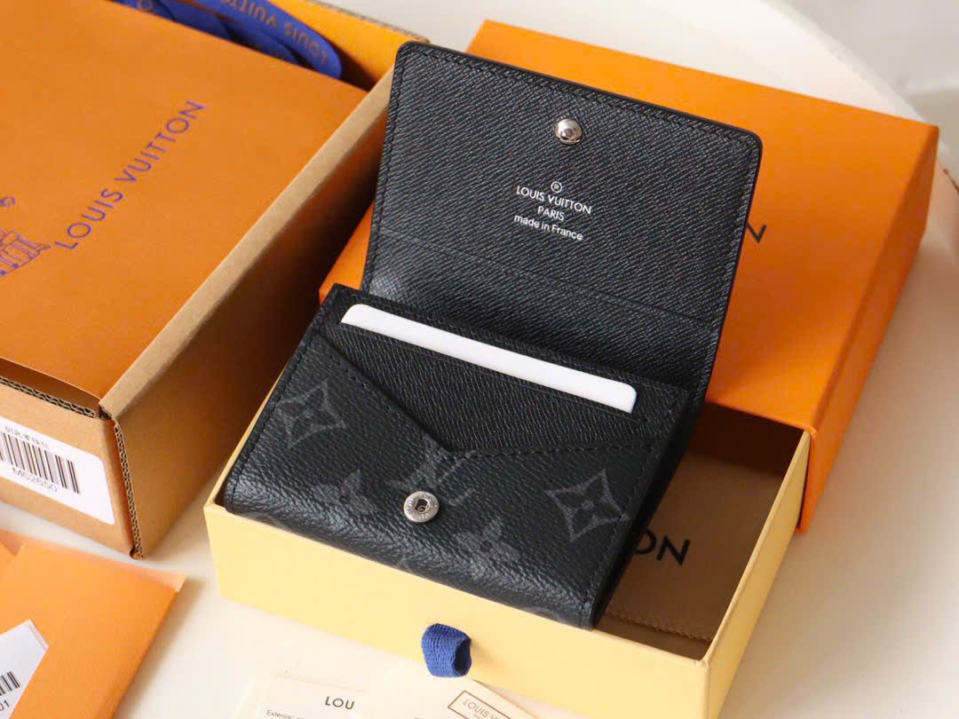 VÍ NGẮN LOUIS VUITTON LV VICTOR MONOGRAM (BLACK)