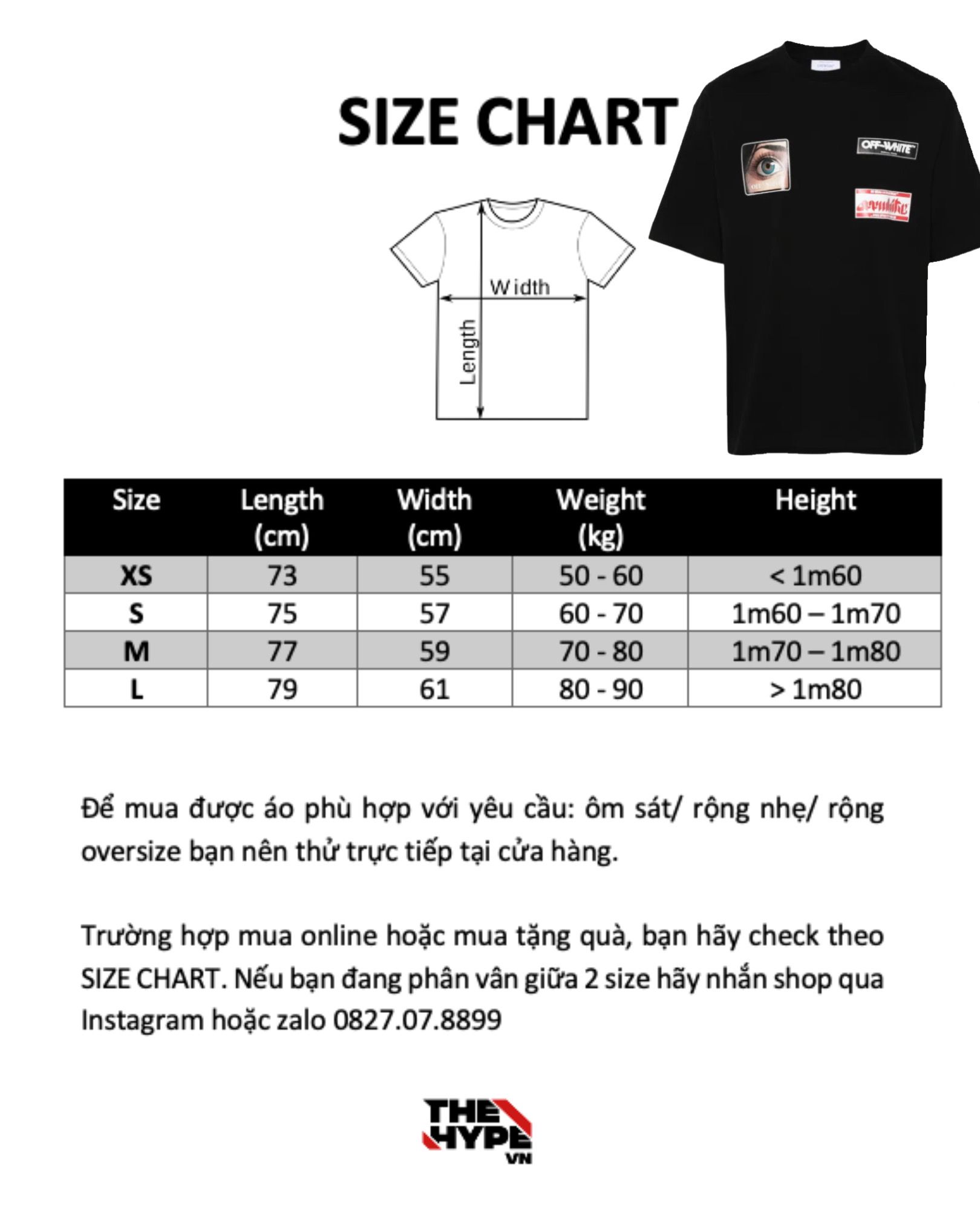 ÁO THUN OFF WHITE OW EYE LOG (BLACK)