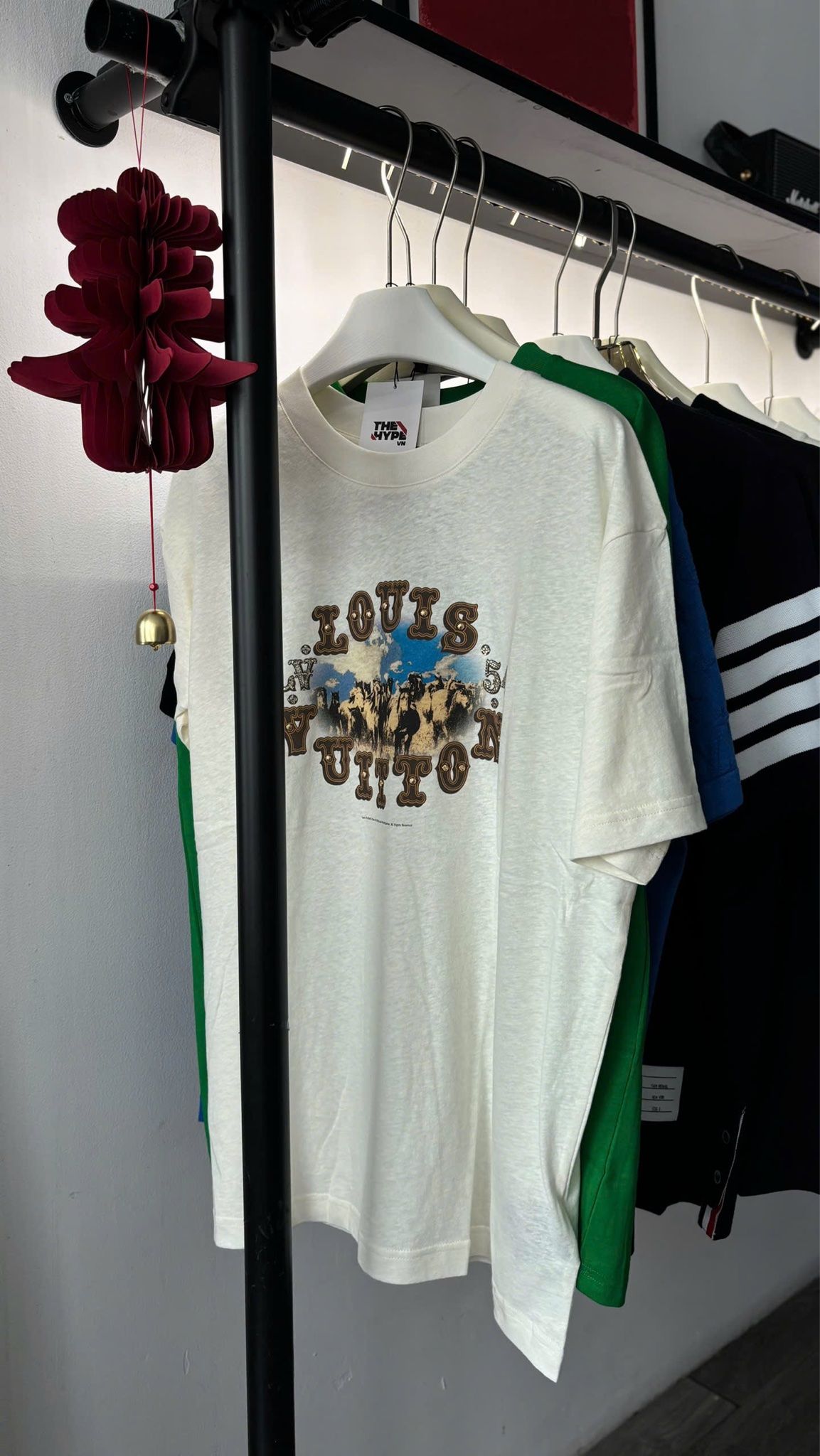 ÁO THUN LOUIS VUITTON LV LINEN BLEND (CREAM)