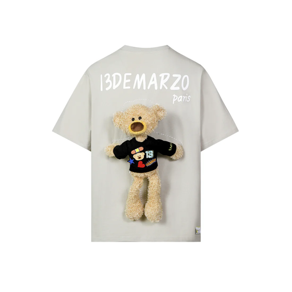Áo Thun 13De Marzo Palda Bear Velcro Patch (Grey) Best Quality