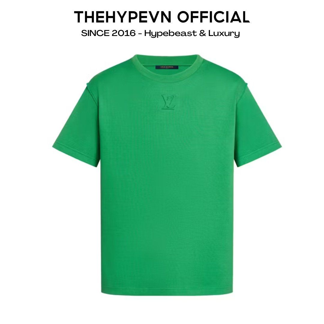 ÁO THUN LOUIS VUITTON LV DEBOSSED (GREEN)