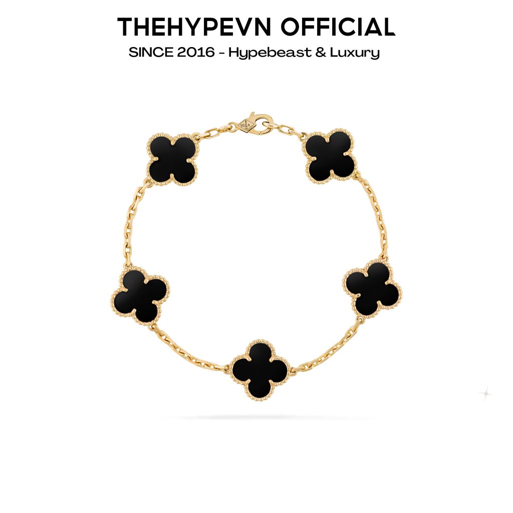 VÒNG TAY VAN CLEEF & ARPELS VCA VINTAGE ALHAMBRA (ONYX)