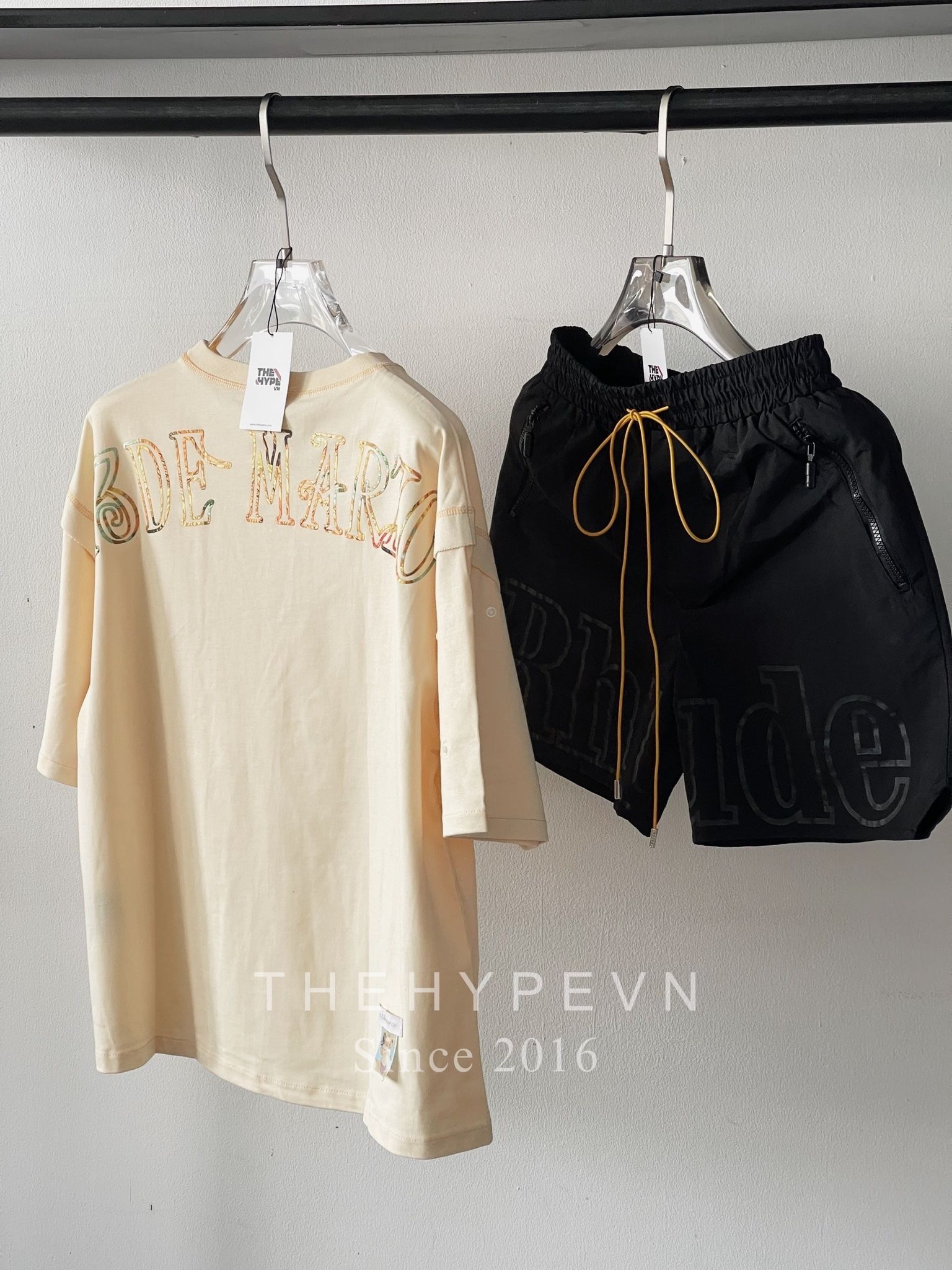 13DE MARZO TEE - Áo Thun 13De Van Gogh Flower (Kem) Best Quality