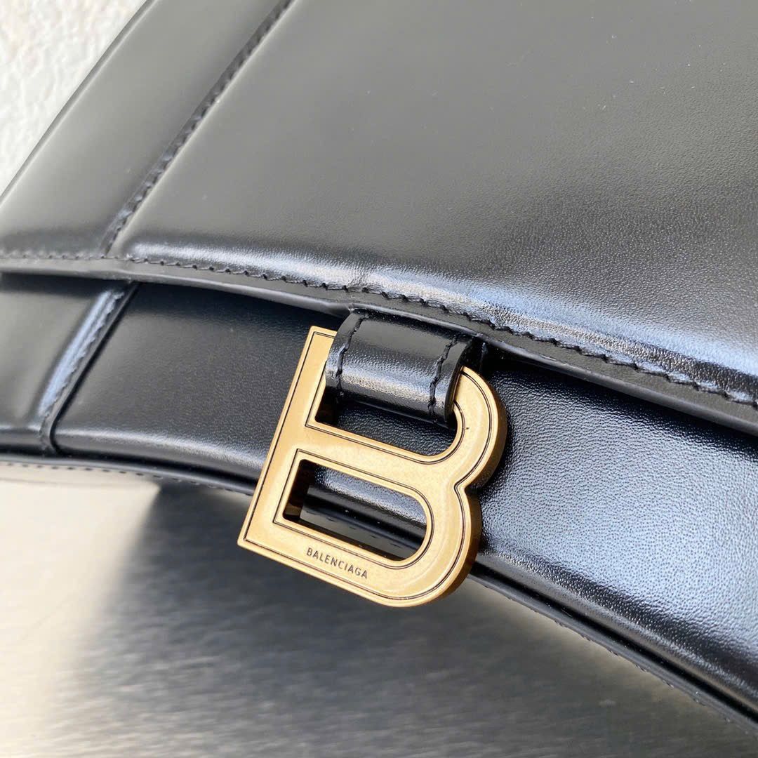 TÚI BALENCIAGA BLCG HOURGLASS SMALL BOX (BLACK)