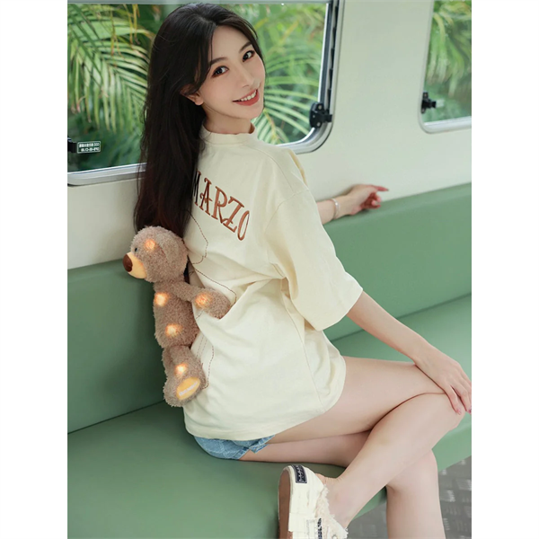 Áo Thun 13De Marzo Doozoo Luminous (Beige) Best Quality