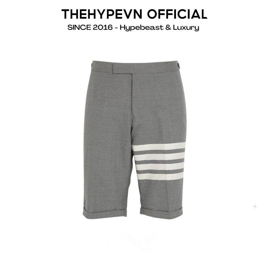 QUẦN SHORT THOM BROWNE TB 4-BAR (GREY)