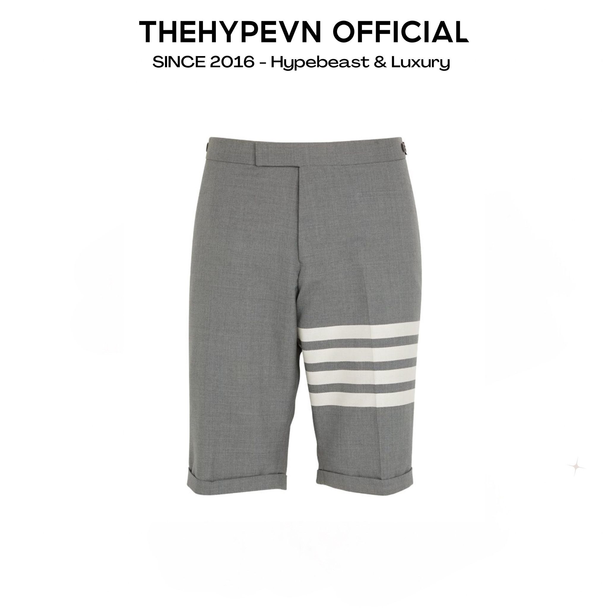 QUẦN SHORT THOM BROWNE TB 4-BAR (GREY)