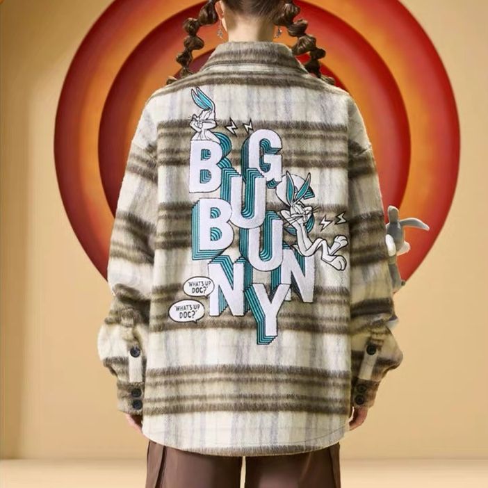 13DE MARZO SHIRT COAT - 13De Bugs Bunny Plaid Best Quality