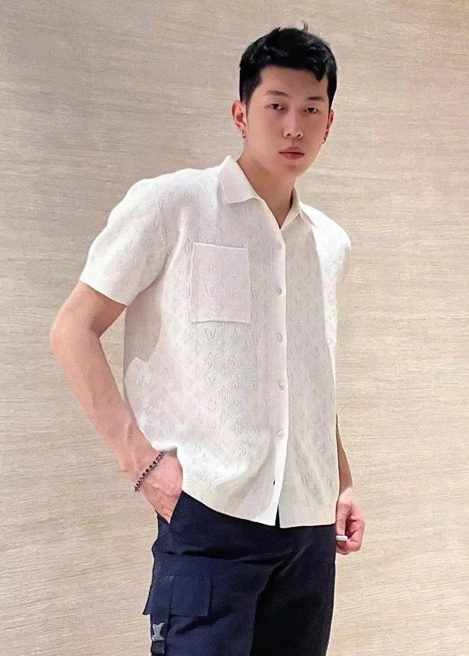 ÁO SƠ MI LOUIS VUITTON LV POINTELLE SHIRT (WHITE)