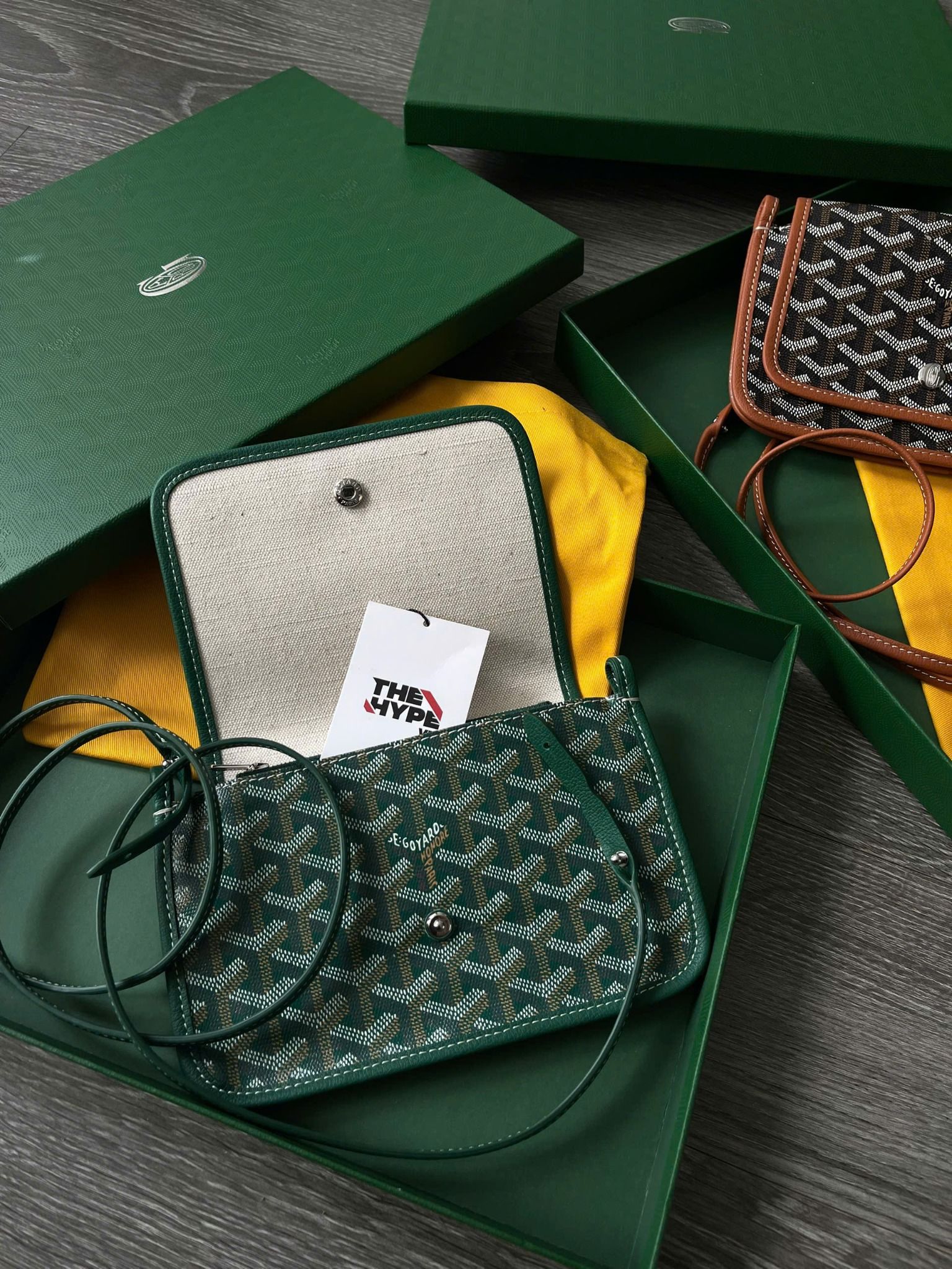 TÚI GOYARD PLUMET POCKET WALLET (GREEN)
