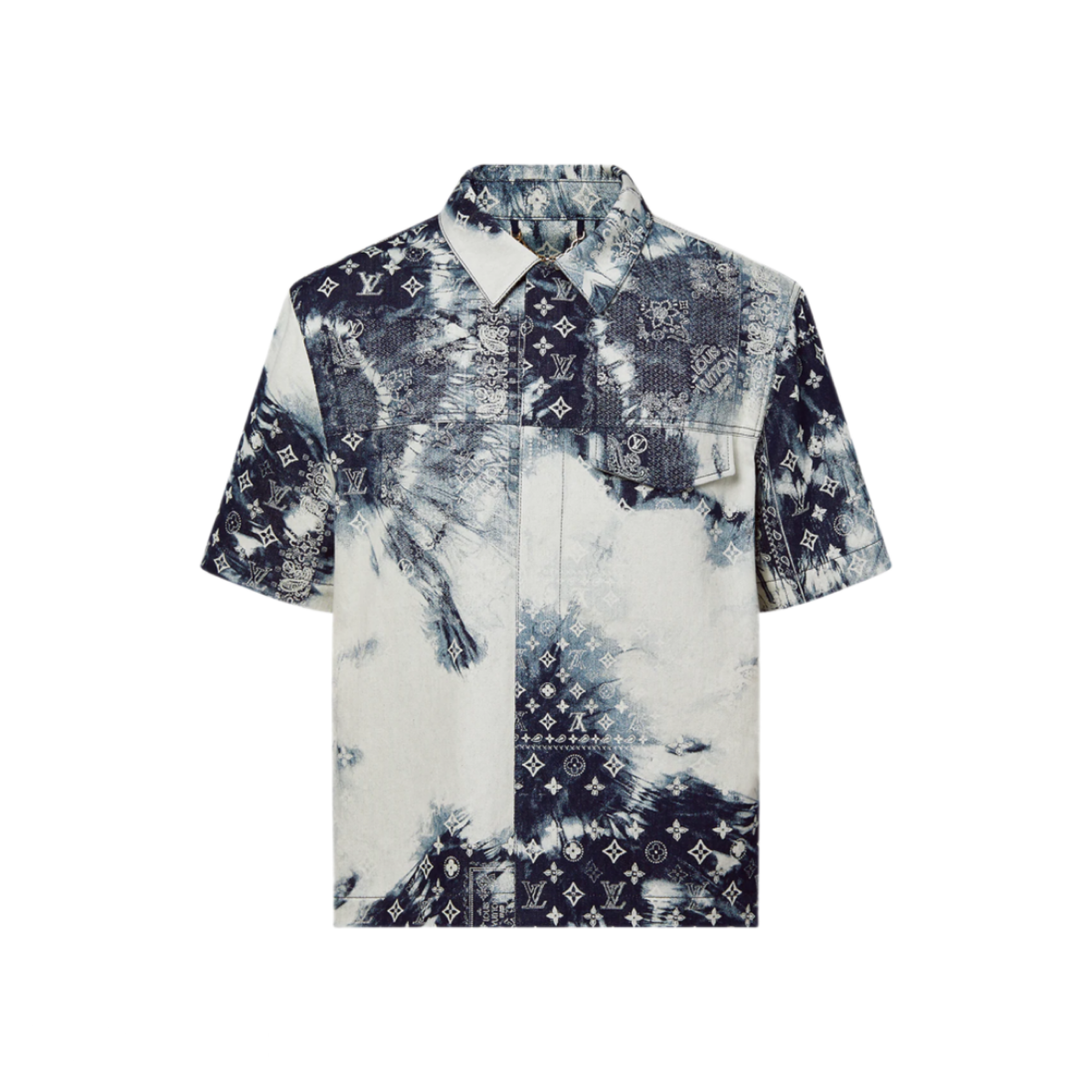 ÁO SƠ MI LOUIS VUITTON LV BANDANA DENIM JACKET (BLUE)