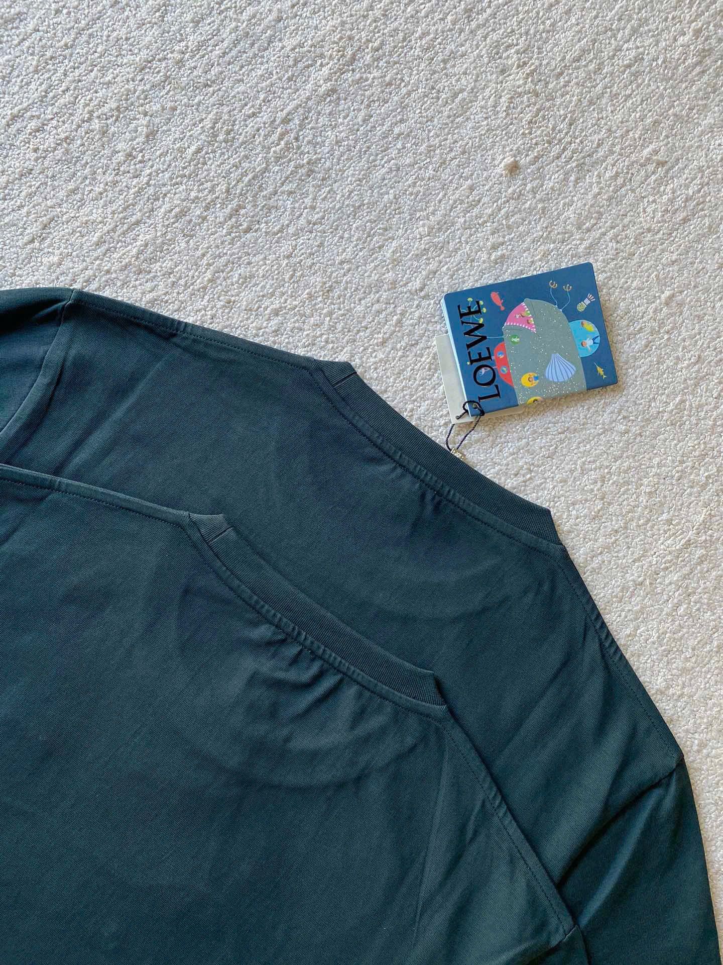 ÁO THUN LOEWE SUBMARINE COTTON (DARK GREEN)