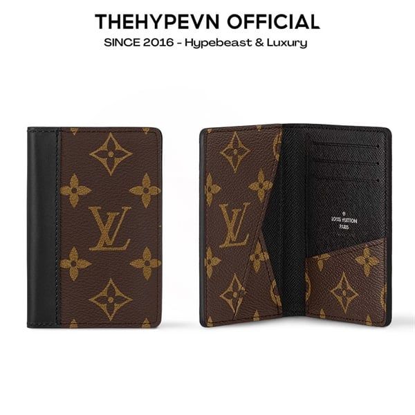 VÍ ĐỰNG CARD LOUIS VUITTON LV POCKET MONOGRAM MACASSAR