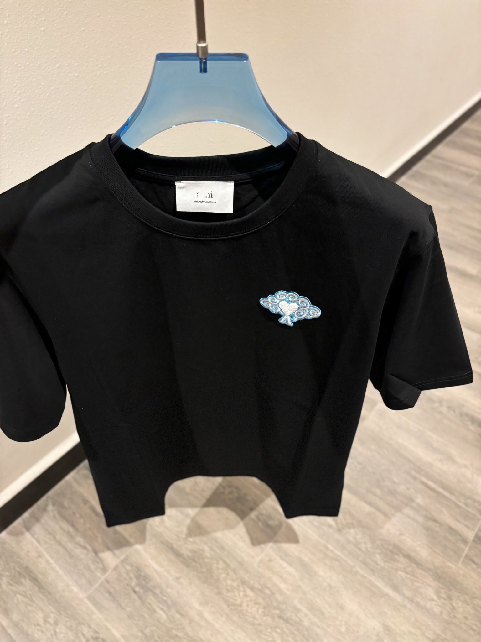 ÁO PHÔNG AMI PARIS YEAR OF THE DRAGON TEE (BLACK)