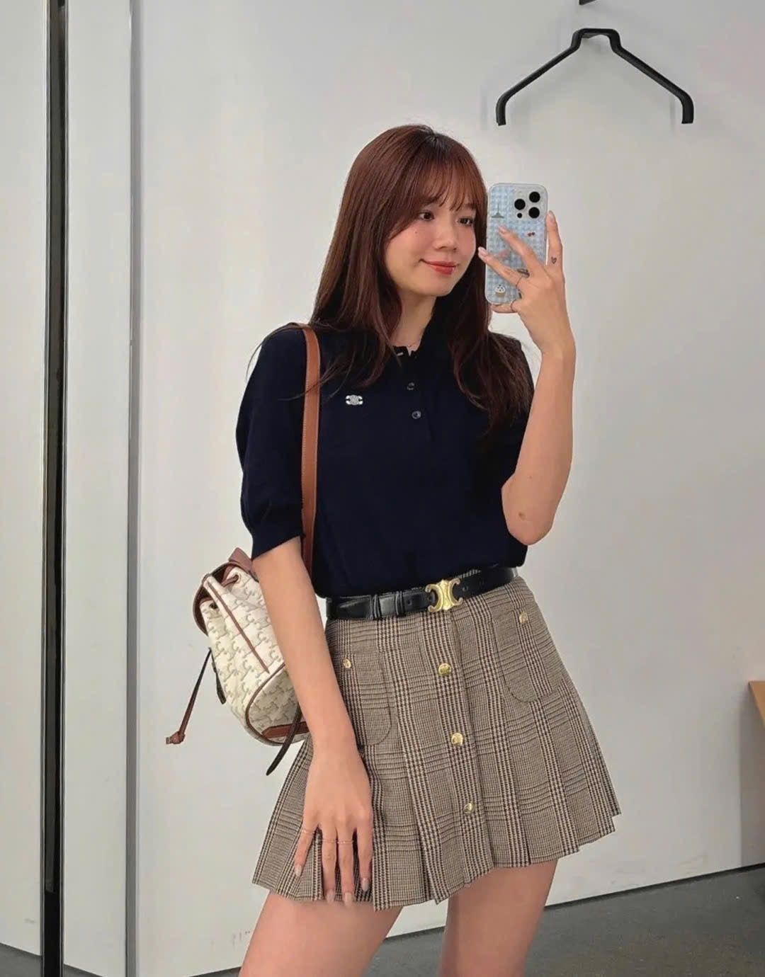 ÁO POLO CELINE TRIOMPHE FINE COTTON (BLACK)