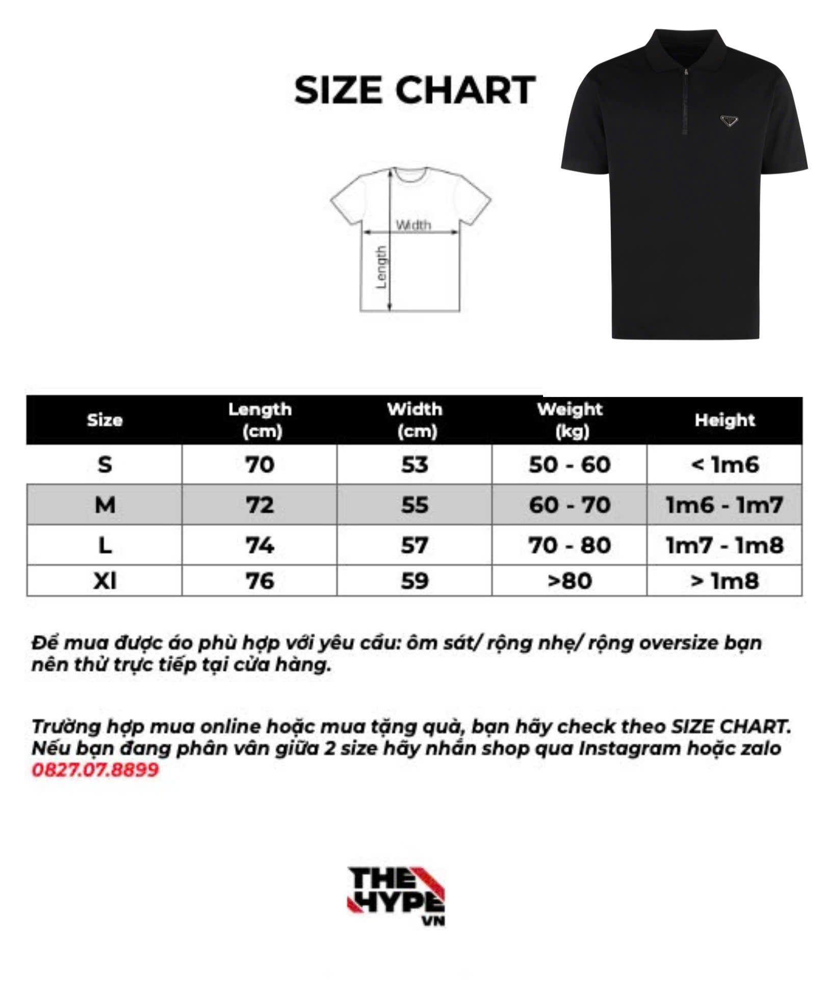 ÁO POLO PRADA RE-NYLON TRIANGLE LOGO (BLACK)