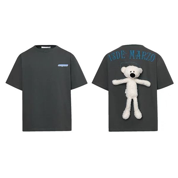 13DE MARZO TEE - Áo Thun Bear Blue (Grey) Best Quality