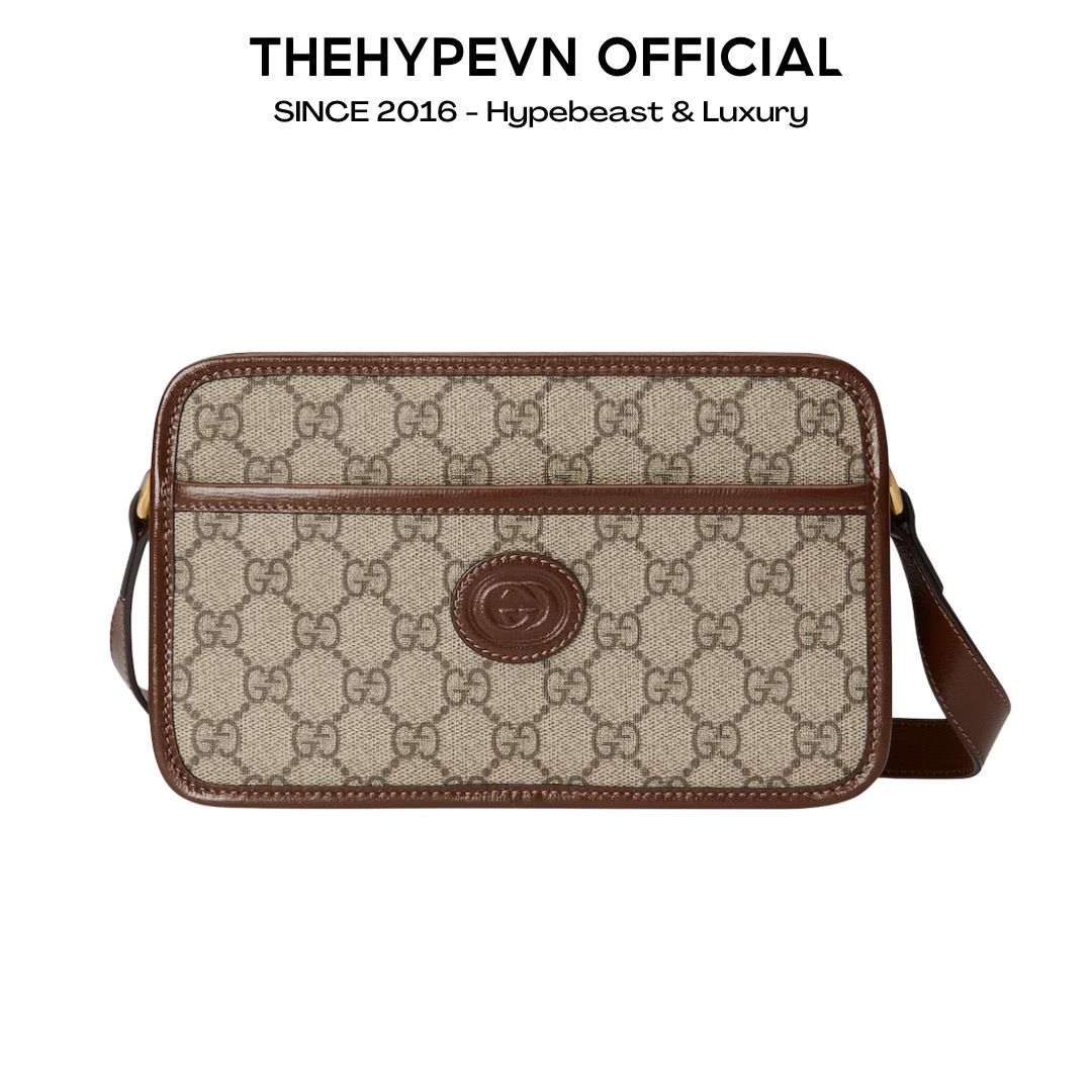 TÚI GUCCI GC INTERLOCKING G MINI BOLSA (BROWN)