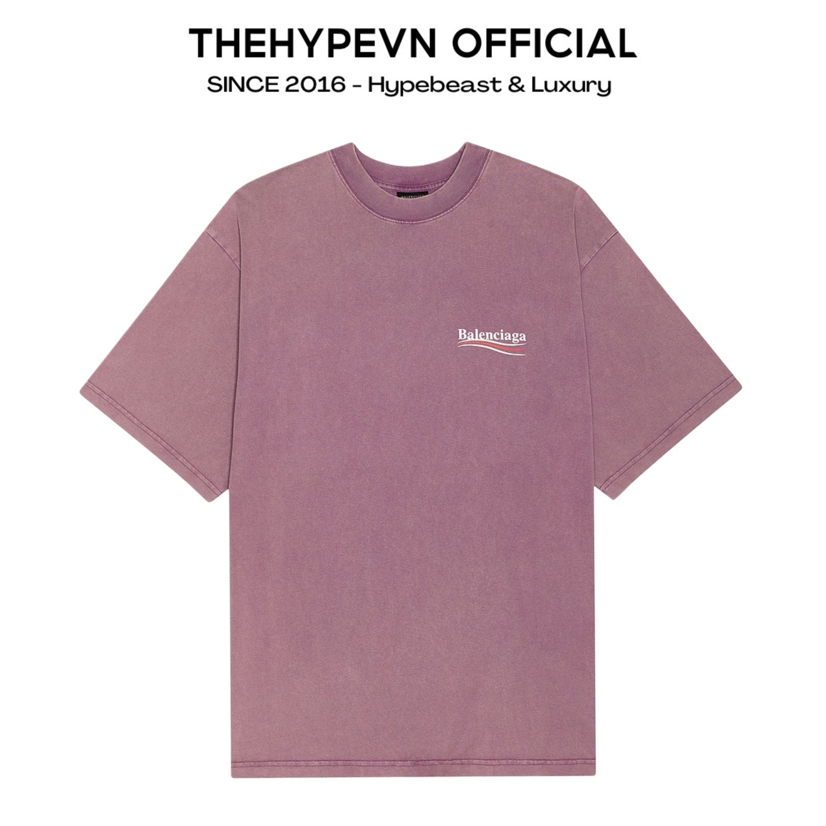 ÁO THUN BALENCIAGA BLCG WAVE (PURPLE)