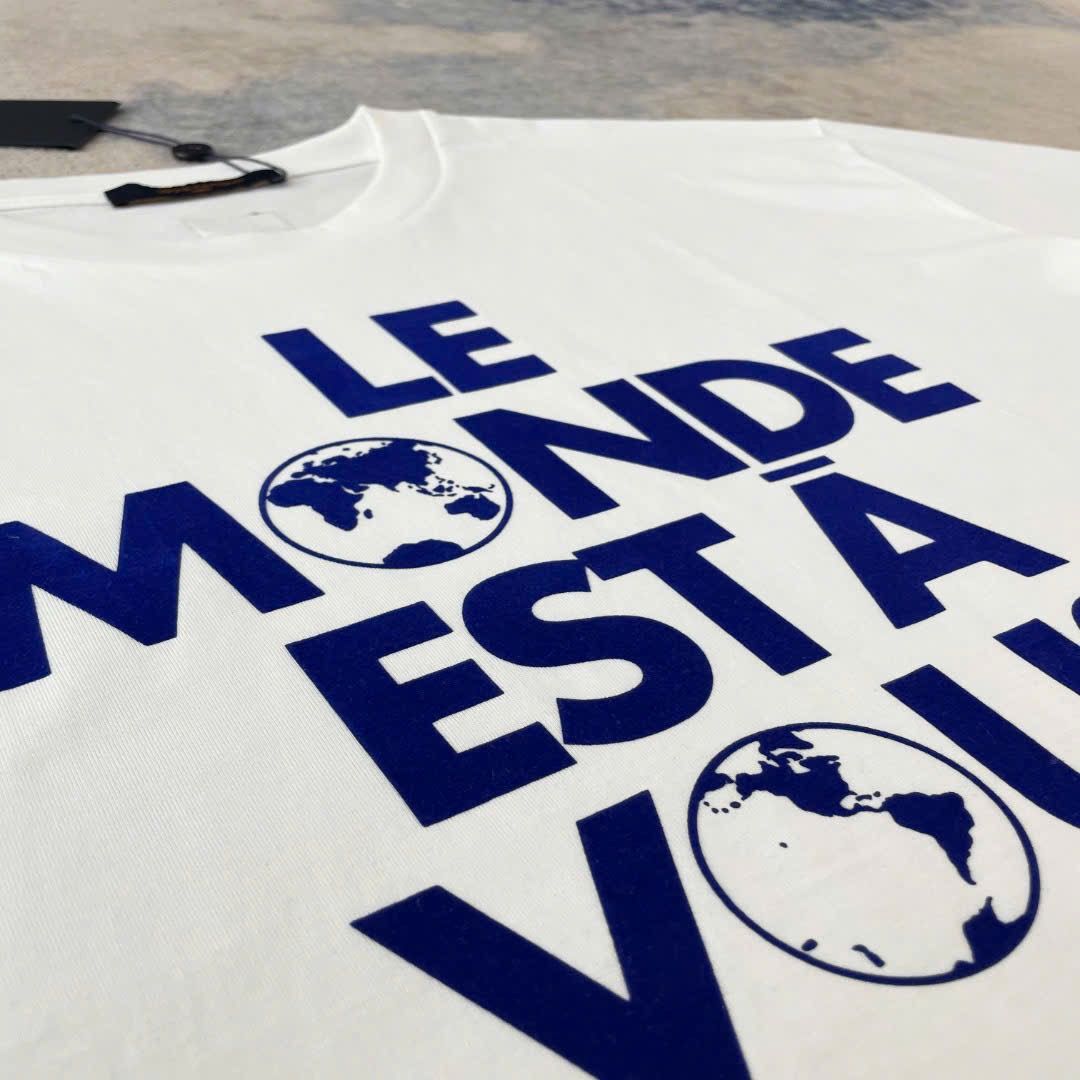 ÁO THUN LOUIS VUITTON LV LE MONDE (WHITE)