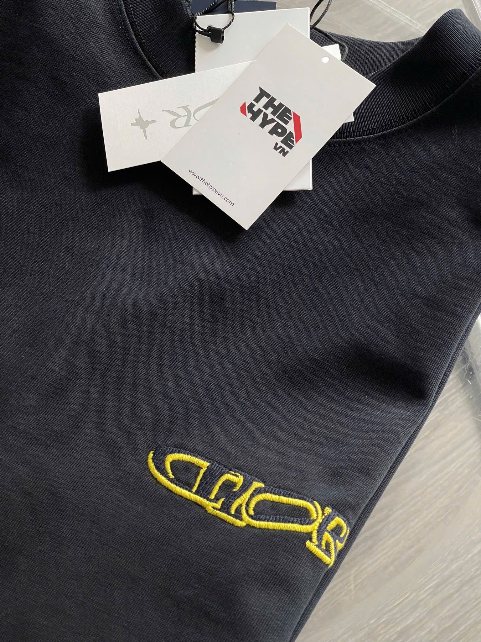 ÁO THUN DIOR LEWIS HAMILTON COTTON (DARK BLUE)