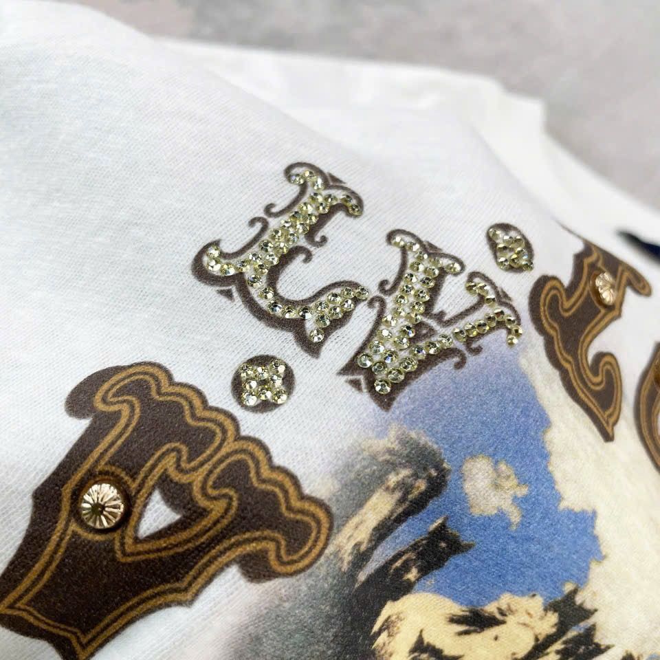 ÁO THUN LOUIS VUITTON LV LINEN BLEND (CREAM)