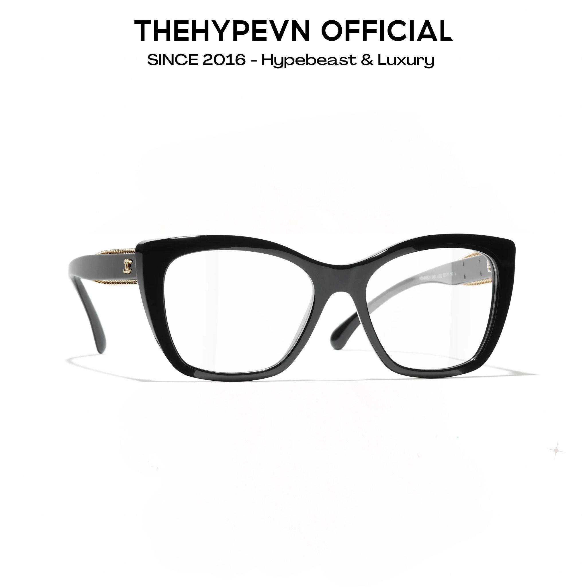 KÍNH CHANEL 3460 C622 CAT EYE (BLACK)