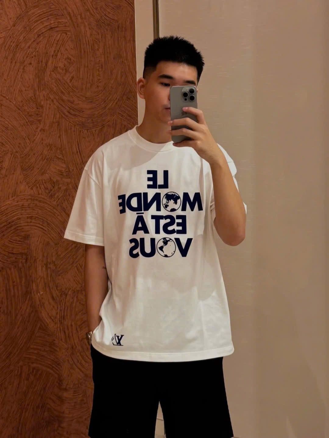 ÁO THUN LOUIS VUITTON LV LE MONDE (WHITE)