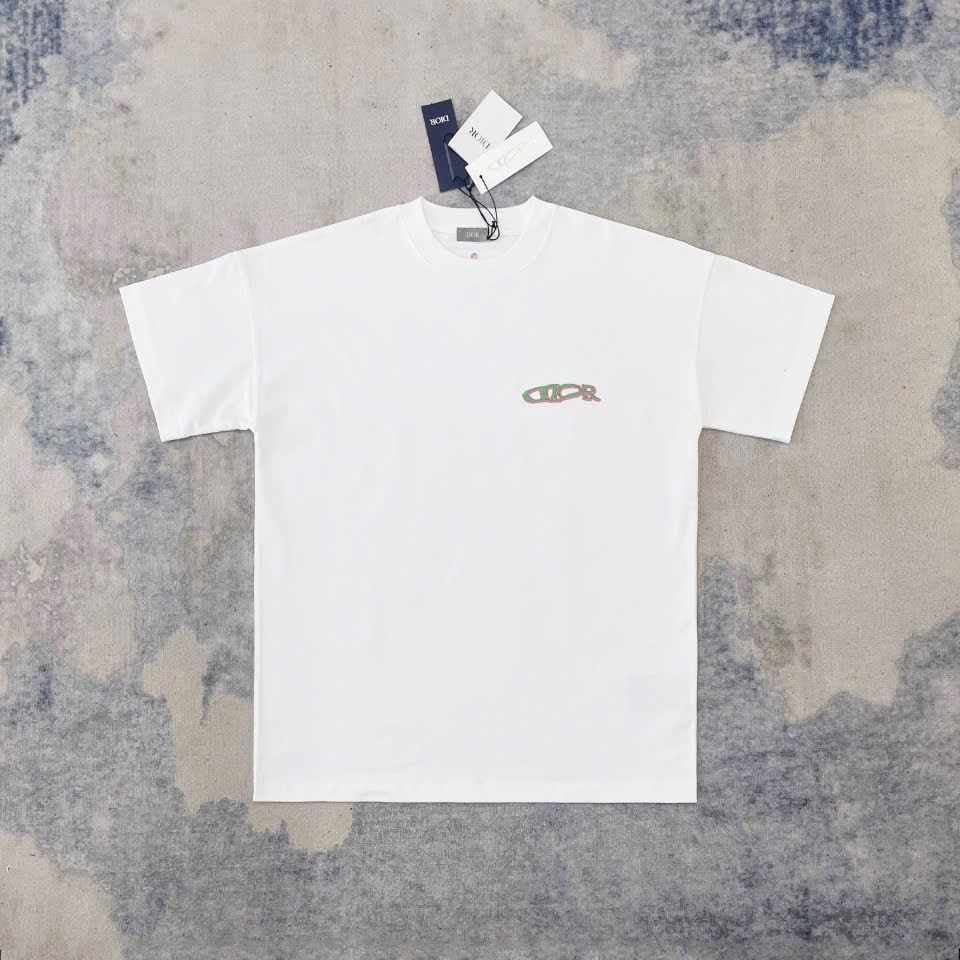 ÁO THUN DIOR LEWIS HAMILTON COTTON (WHITE)