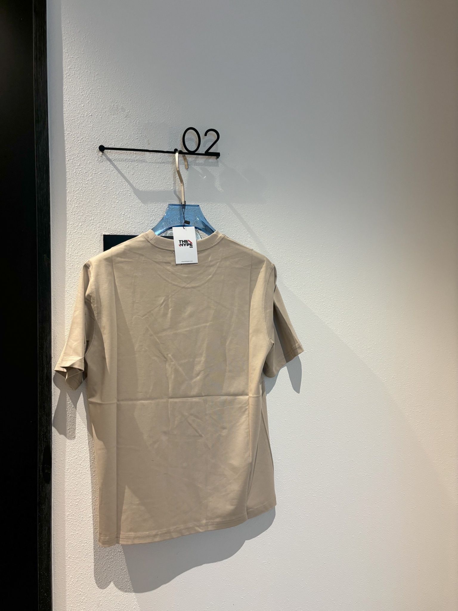 ÁO PHÔNG AMI PARIS BIG HEART LOGO TEE (BEIGE)
