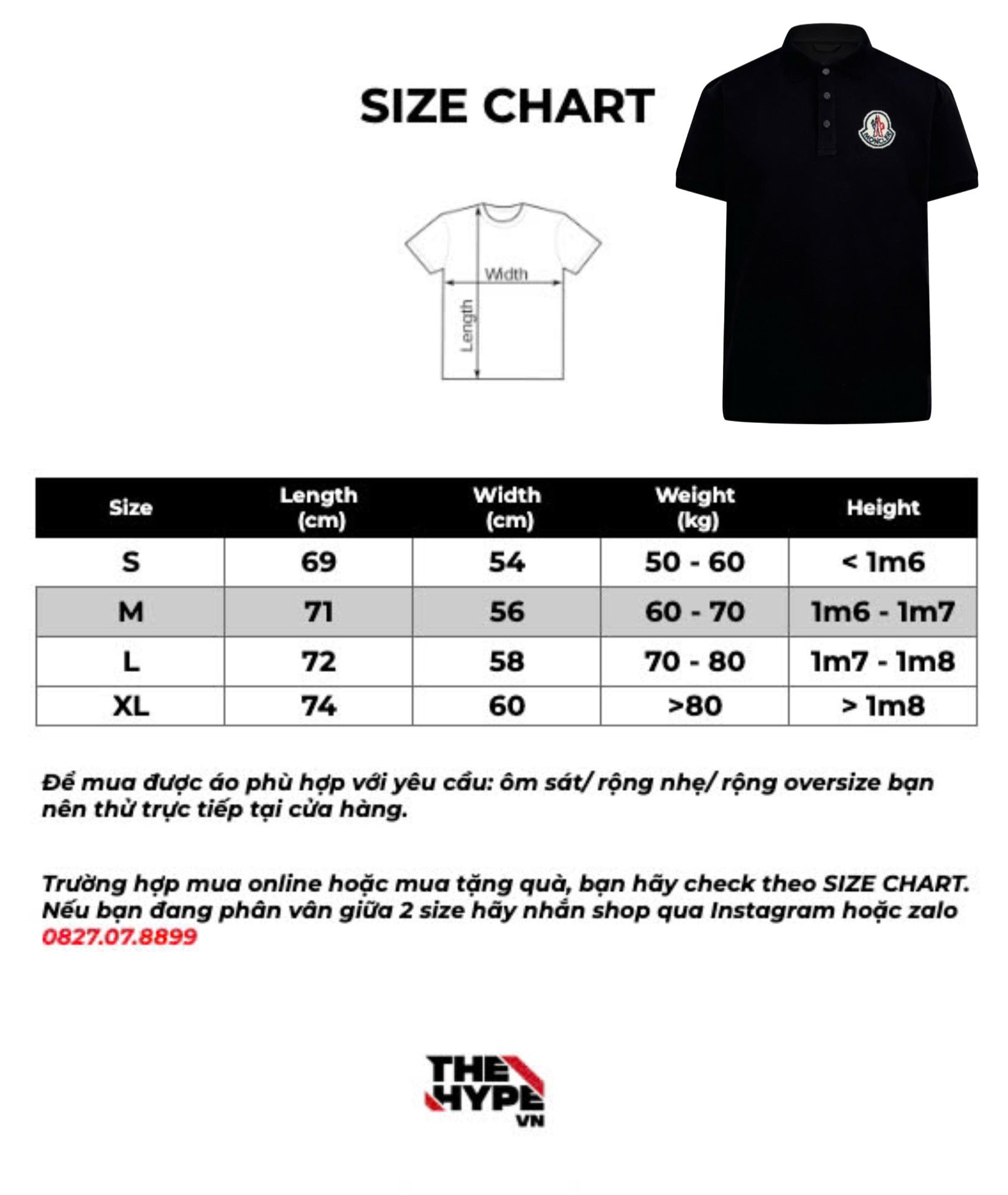 ÁO POLO MONCLER BIG LOGO ON CHEST (BLACK)