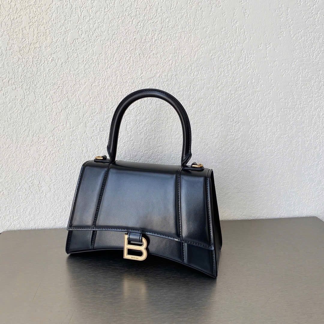 TÚI BALENCIAGA BLCG HOURGLASS SMALL BOX (BLACK)