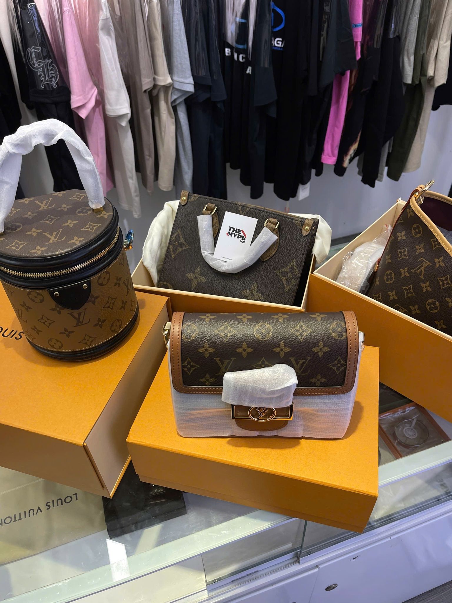 TÚI LOUIS VUITTON LV CANNES MONOGRAM (BLACK/ BROWN)