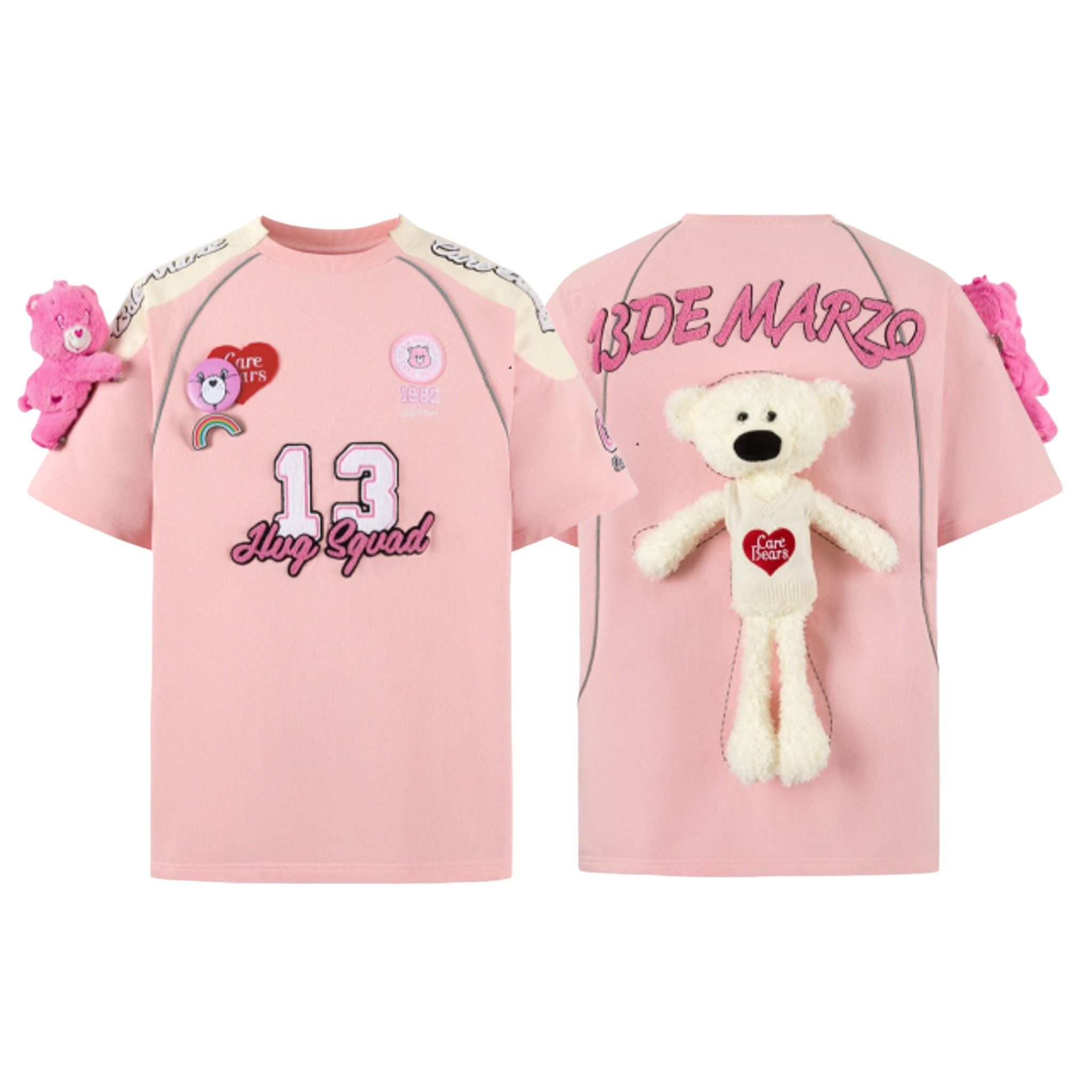 Áo Thun 13DE Marzo x Care Bears Hud Squad (Pink) Best Quality