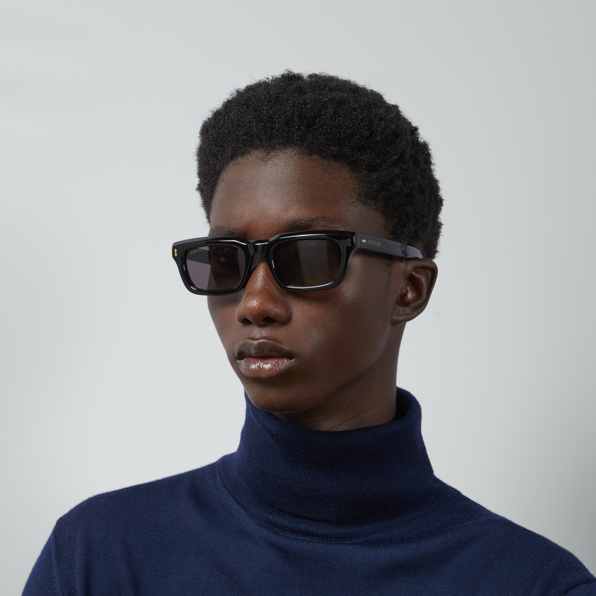 KÍNH GUCCI GC SUNGLASSES RECTANGULAR (BLACK)