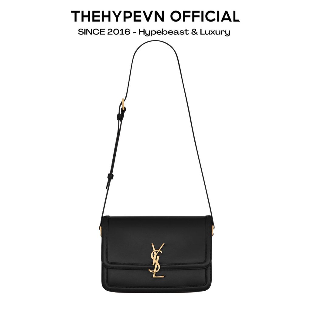 TÚI SAINT LAURENT YSL SOLFERINO SMALL SATCHEL (BLACK)