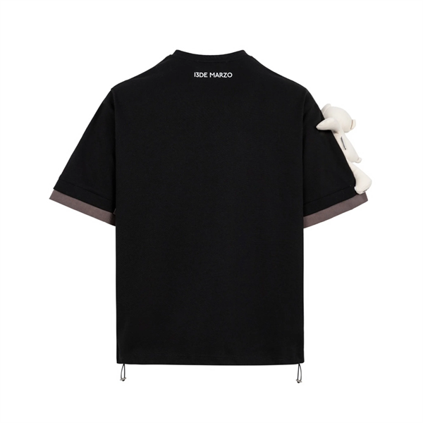 Áo thun 13de Marzo Patch Whitecap Grey (Black)