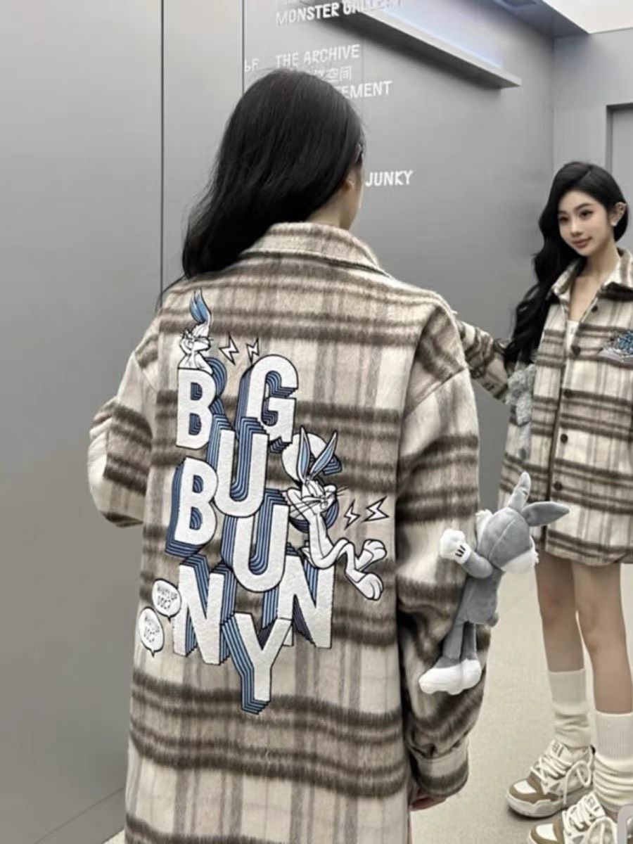 13DE MARZO SHIRT COAT - 13De Bugs Bunny Plaid Best Quality