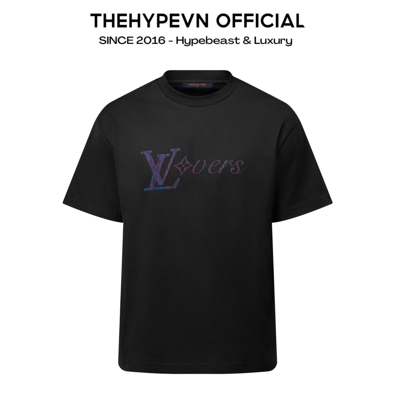 ÁO THUN LOUIS VUITTON LV IRIDESCENT (BLACK)
