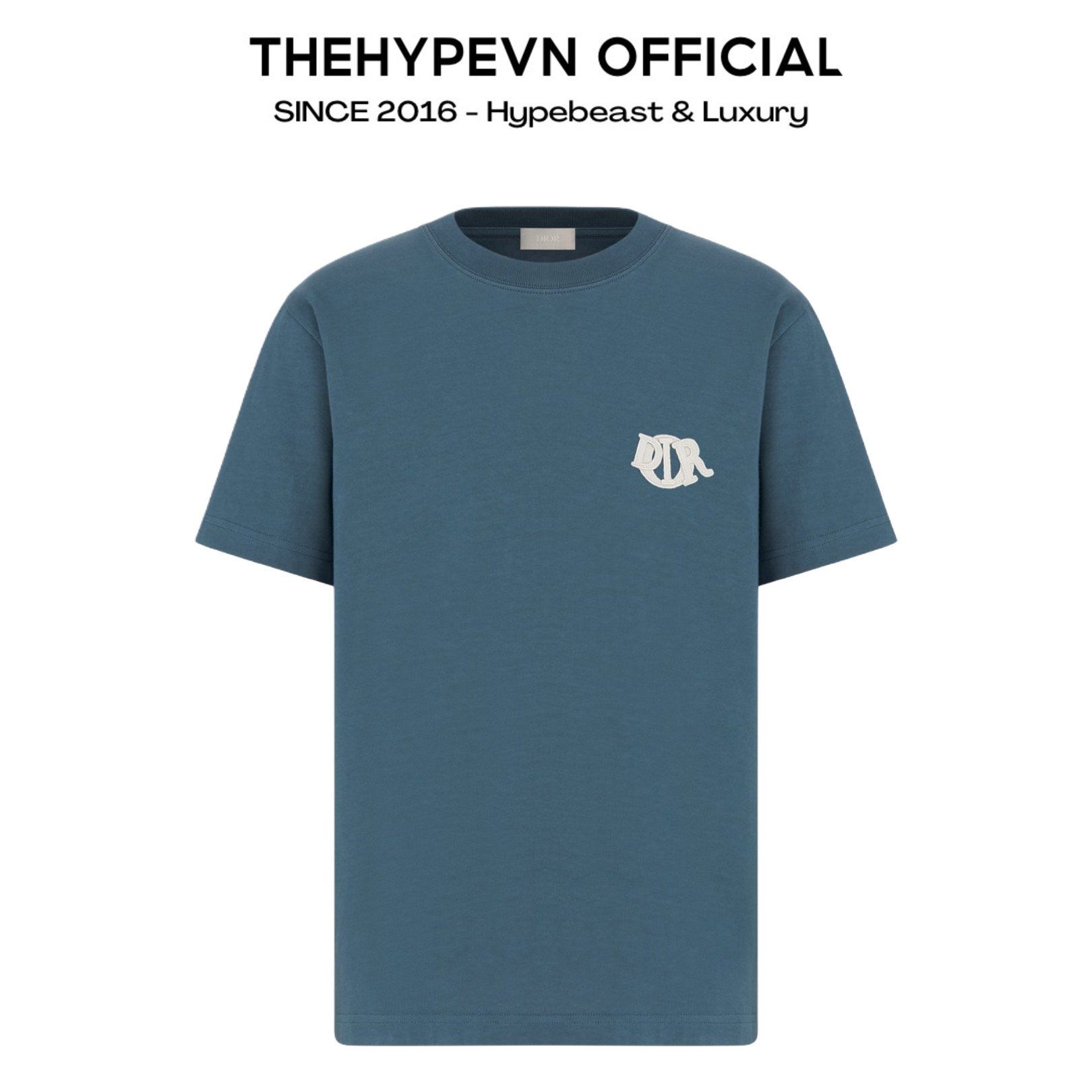 ÁO THUN DIOR CHARM RELAX JERSEY (BLUE)
