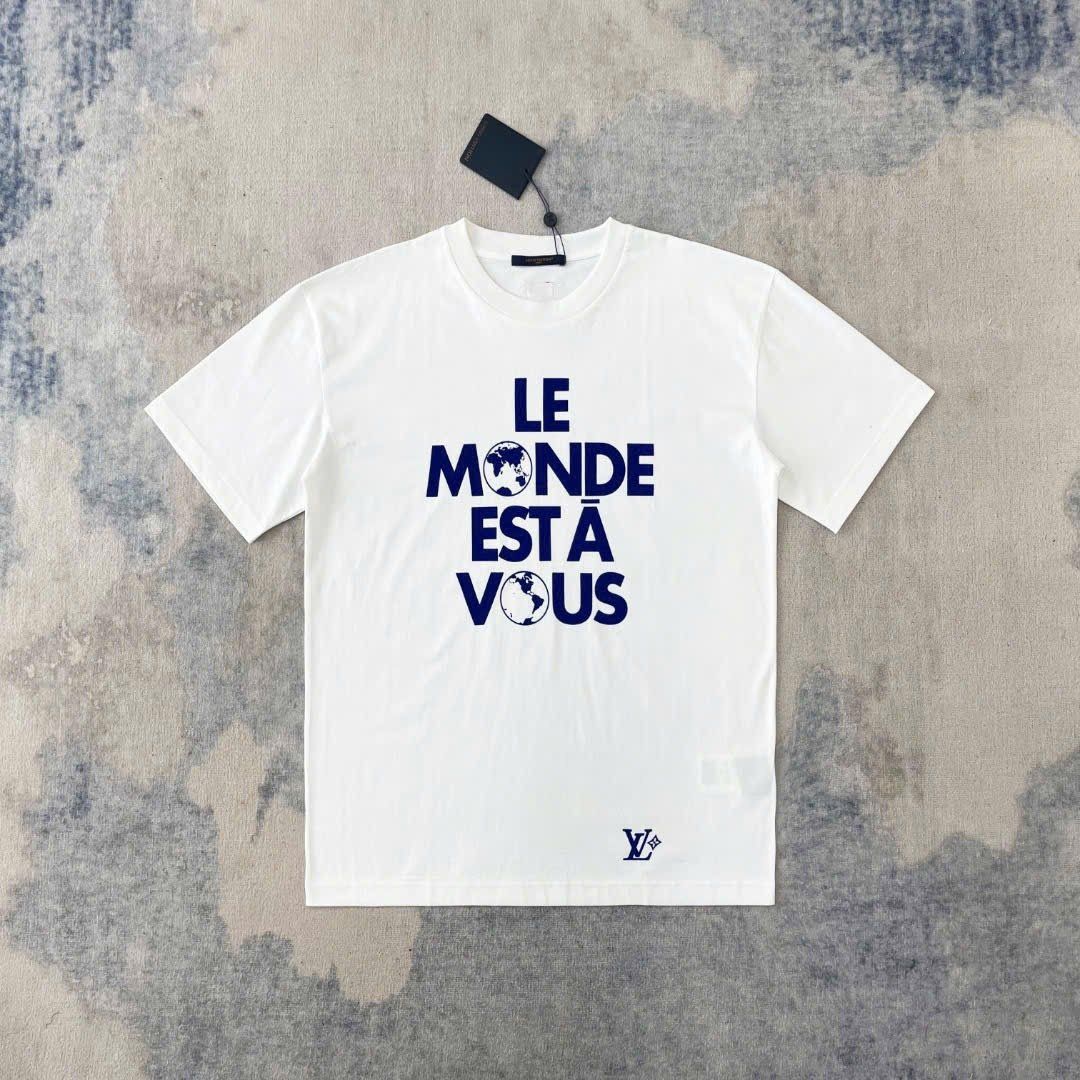 ÁO THUN LOUIS VUITTON LV LE MONDE (WHITE)