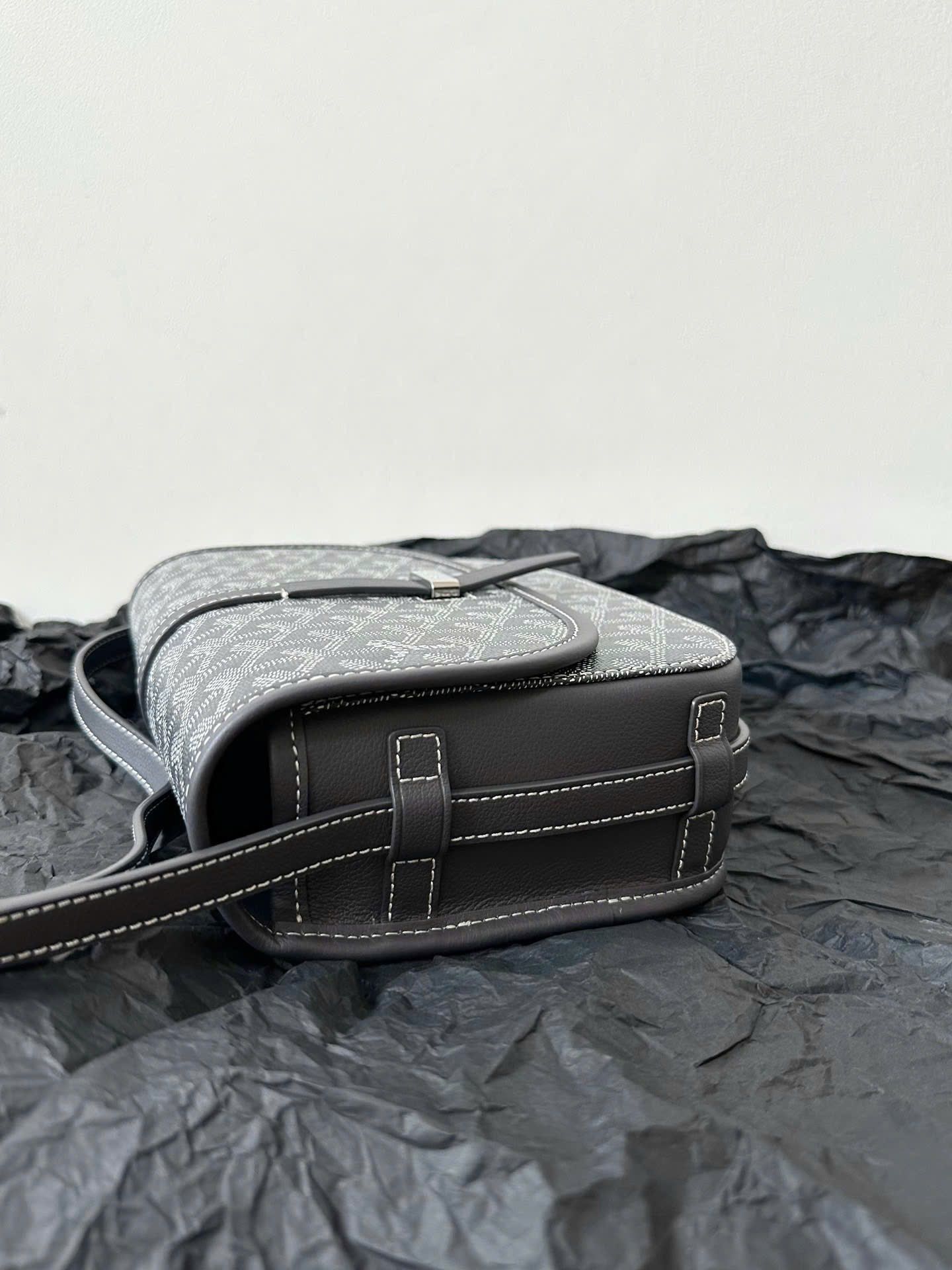 TÚI GOYARD BELVEDERE PM BAG (GREY)