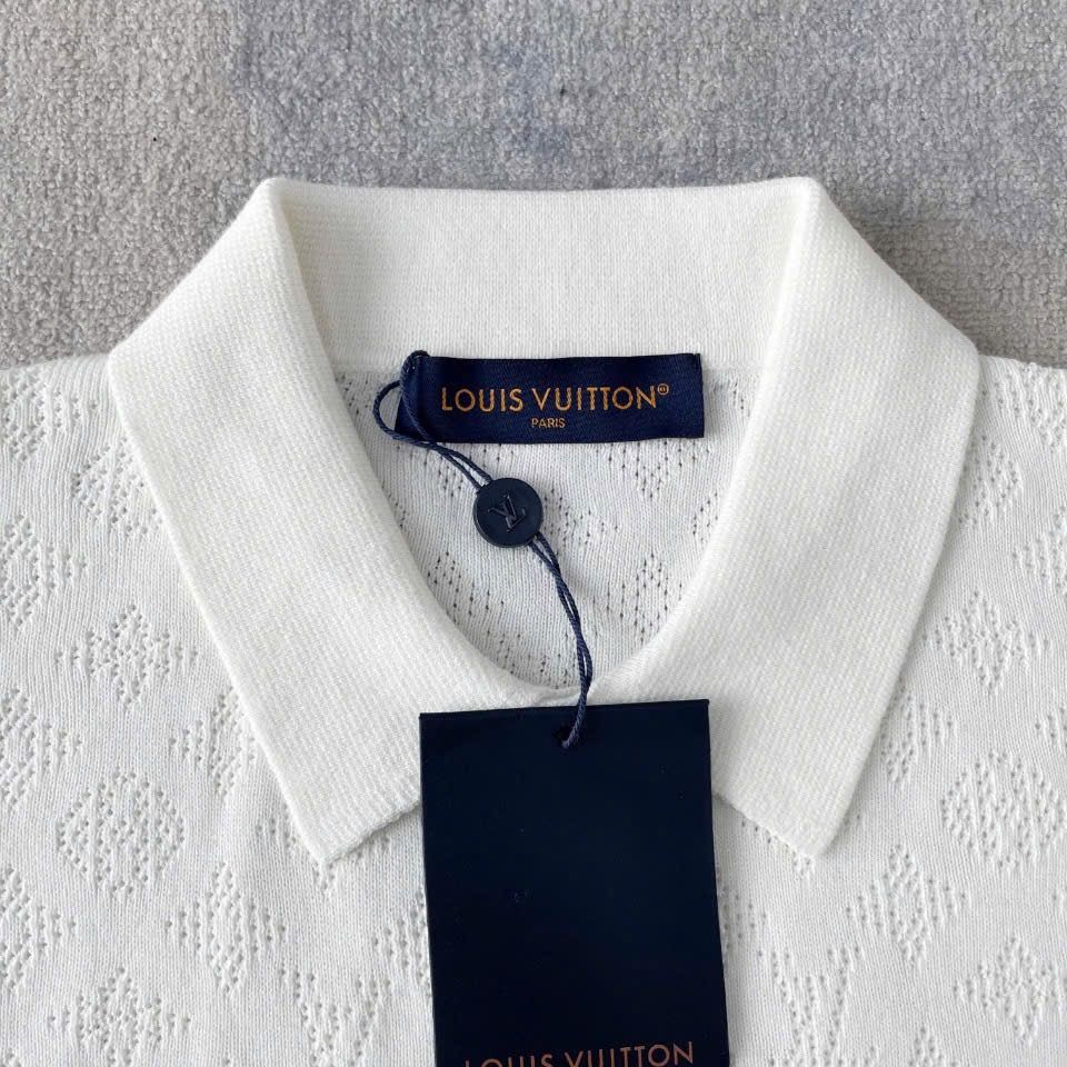 ÁO SƠ MI LOUIS VUITTON LV POINTELLE SHIRT (WHITE)