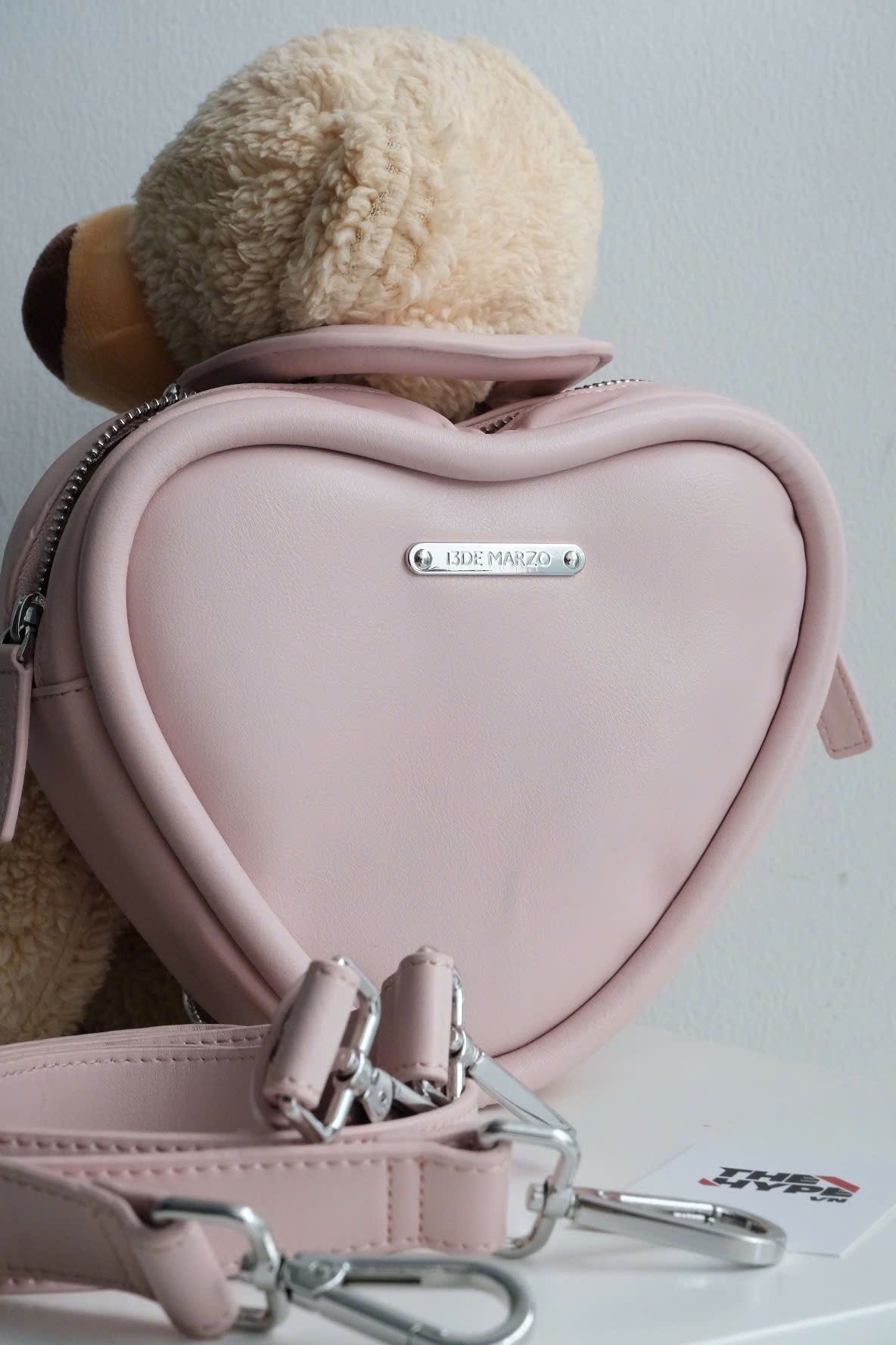 Backpack 13De Marzo Bear Heart (Pink) Best Quality