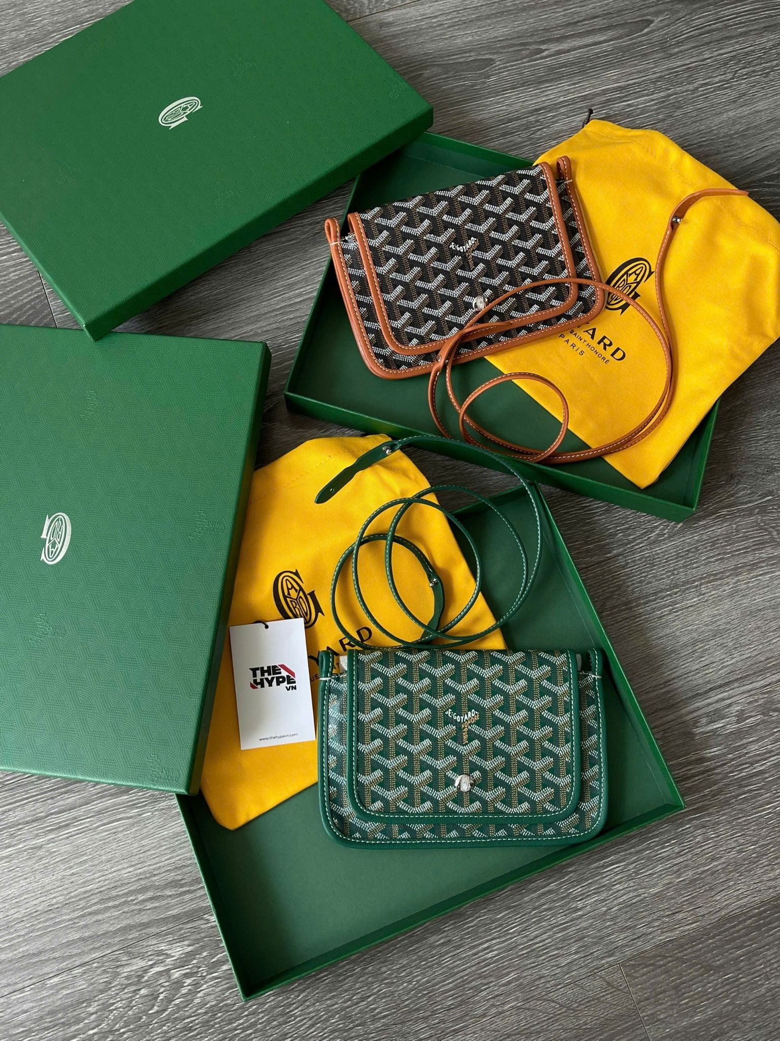 TÚI GOYARD PLUMET POCKET WALLET (GREEN)