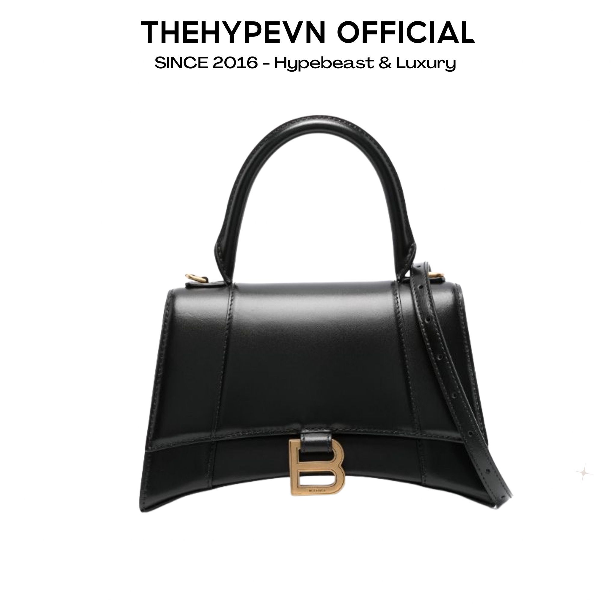TÚI BALENCIAGA BLCG HOURGLASS SMALL BOX (BLACK)