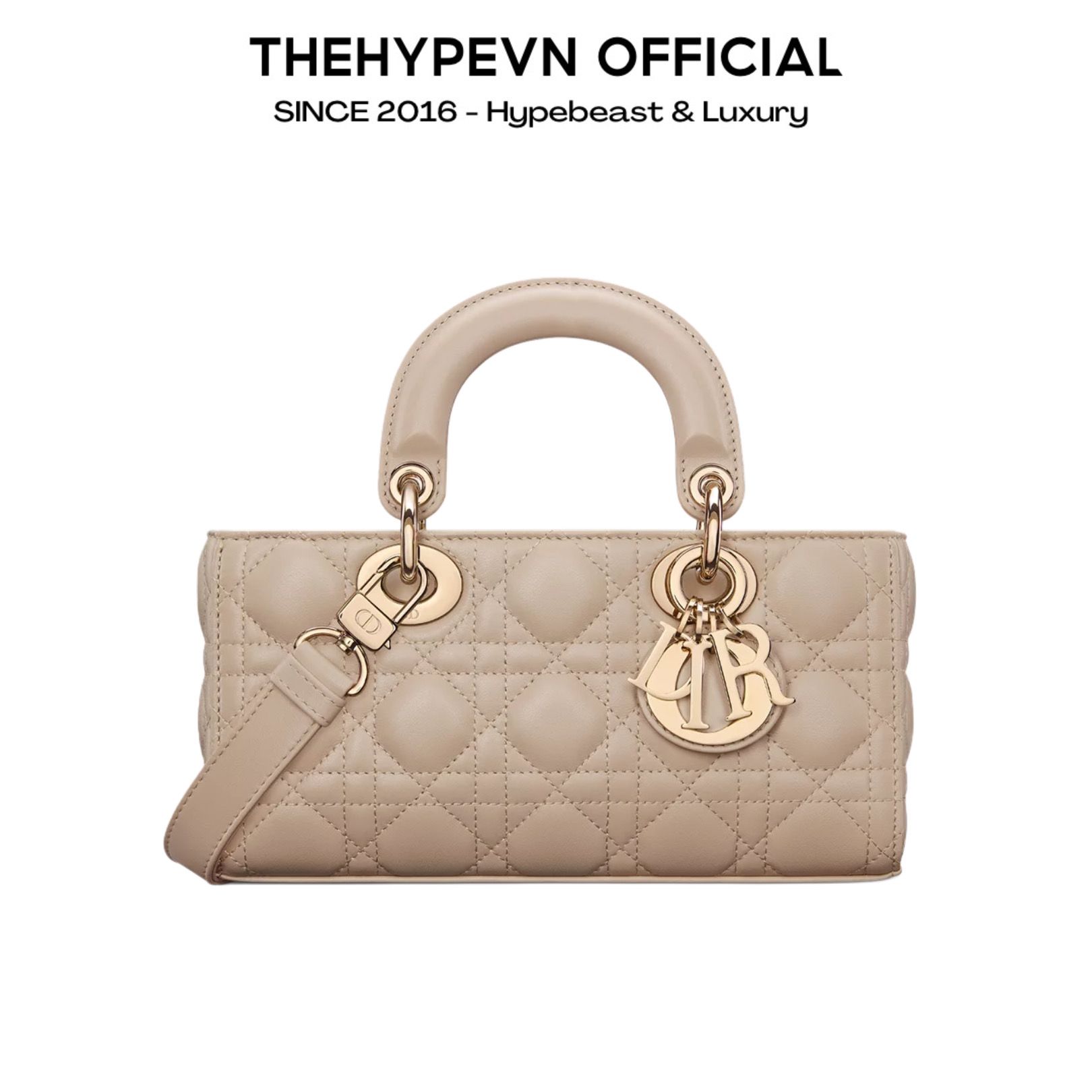 TÚI DIOR LADY D-JOY (BEIGE)
