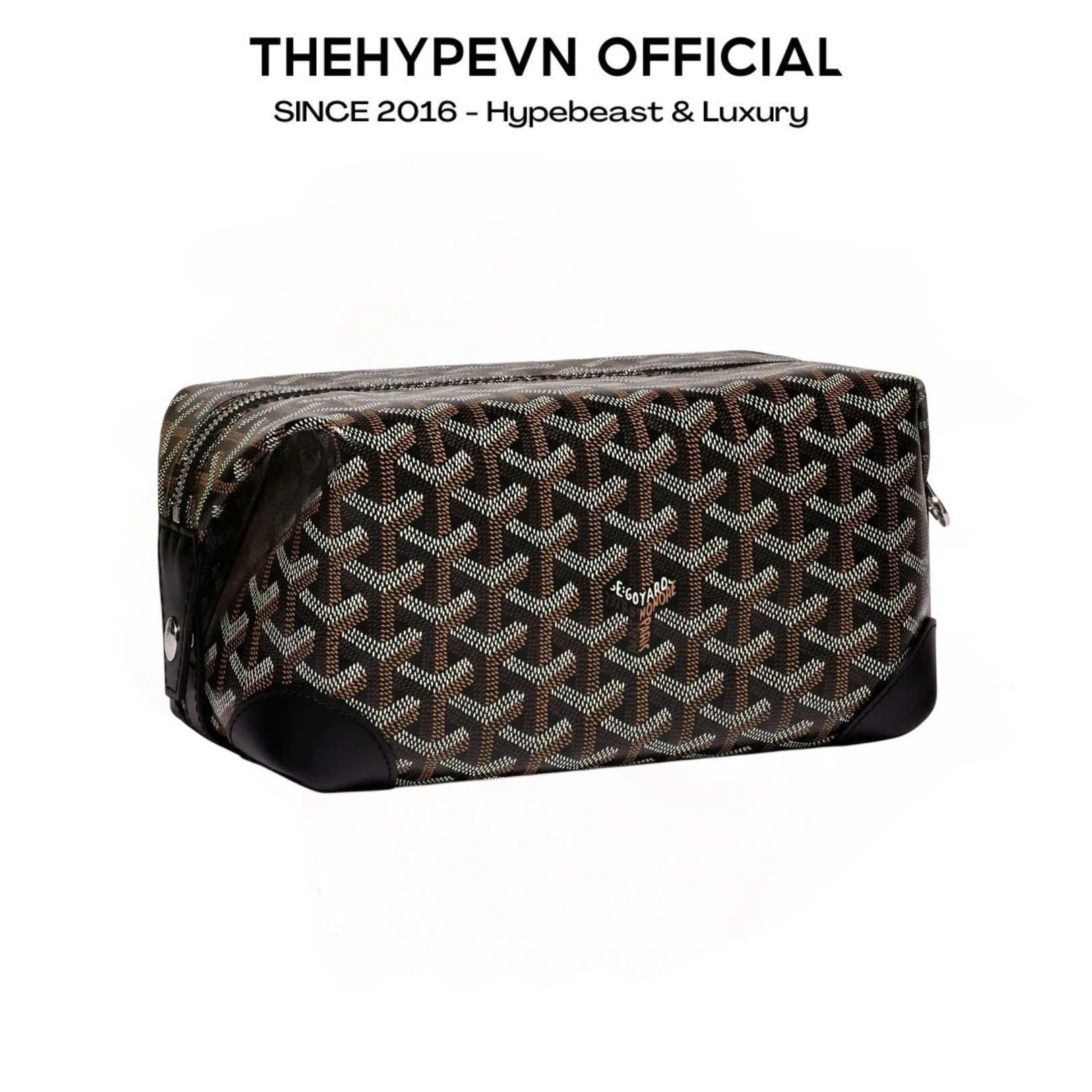 TÚI GOYARD BOEING 25 TOILET BAG (BLACK)