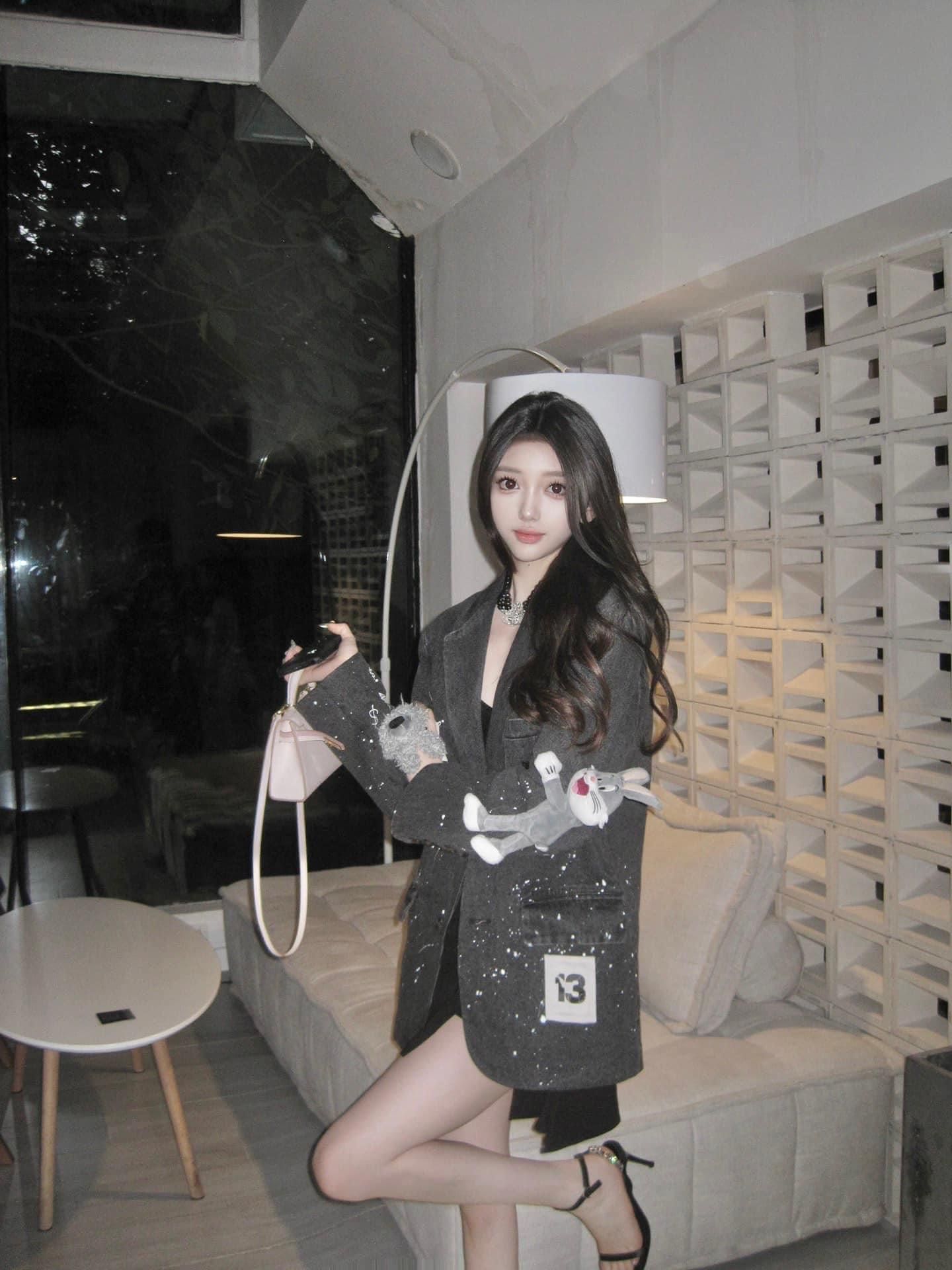 Áo Blazer 13De Marzo X Looney Tunes Bugs Bunny Splash Denim Suit Washed (Black) Best Quality